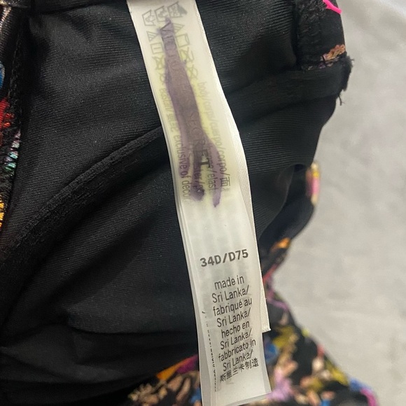 New! Victoria’s Secret wicked birds of paradise floral bikini black 4726 - Picture 8 of 10